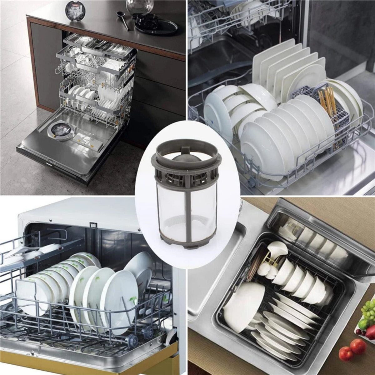 W10872845 Dishwasher Filter Pump Cup for Whirlpool Kenmore 8579307 AP6030094