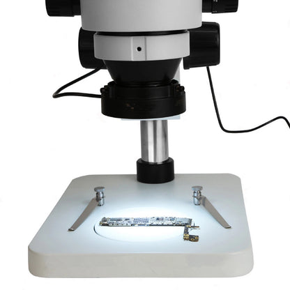 USB 72 LED Ring Light Microscope Adjustable bright Illuminator Focus Lamp
