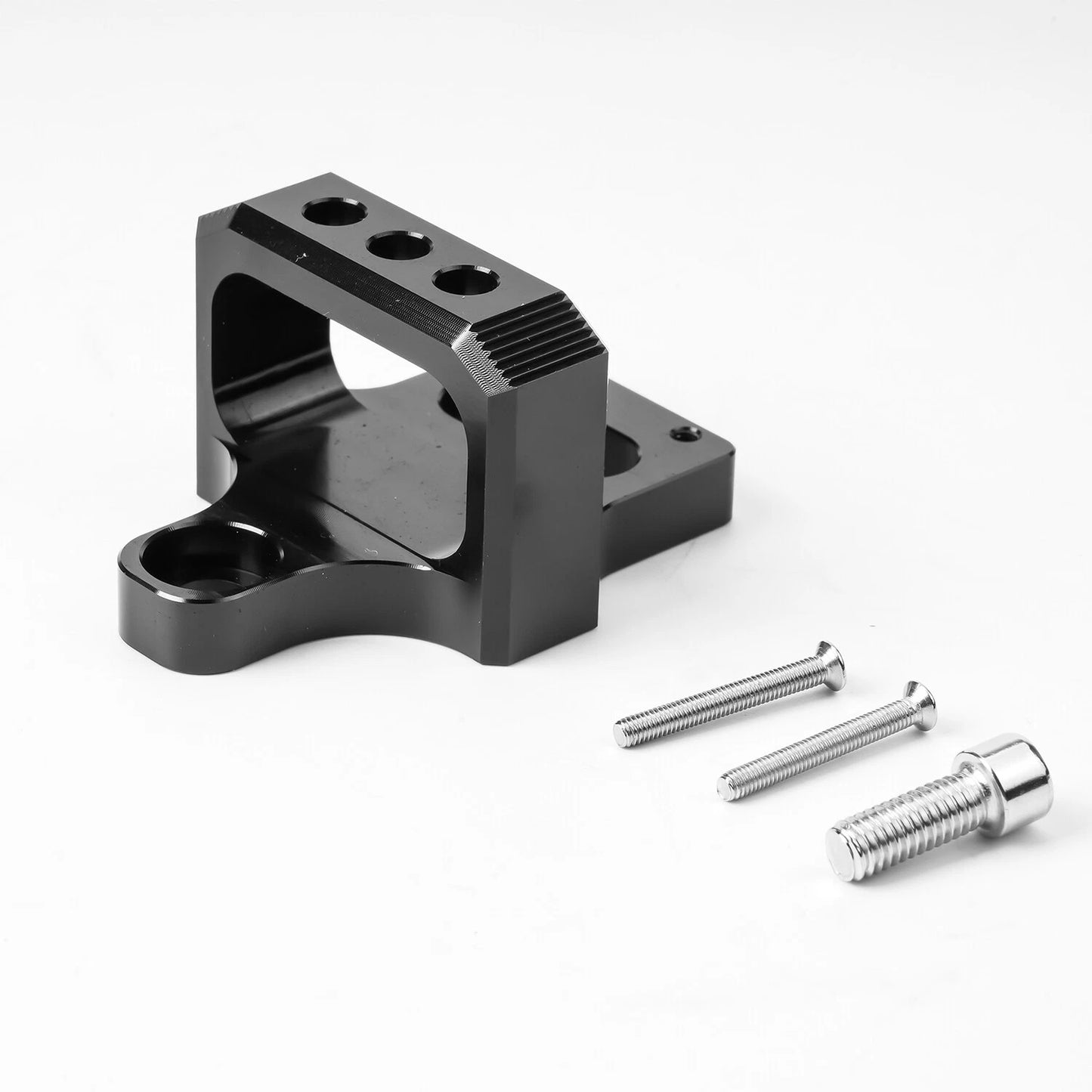 For Mac AEM Boost Controller Solenoid Valve Mount Holder Bracket Billet 3 Port