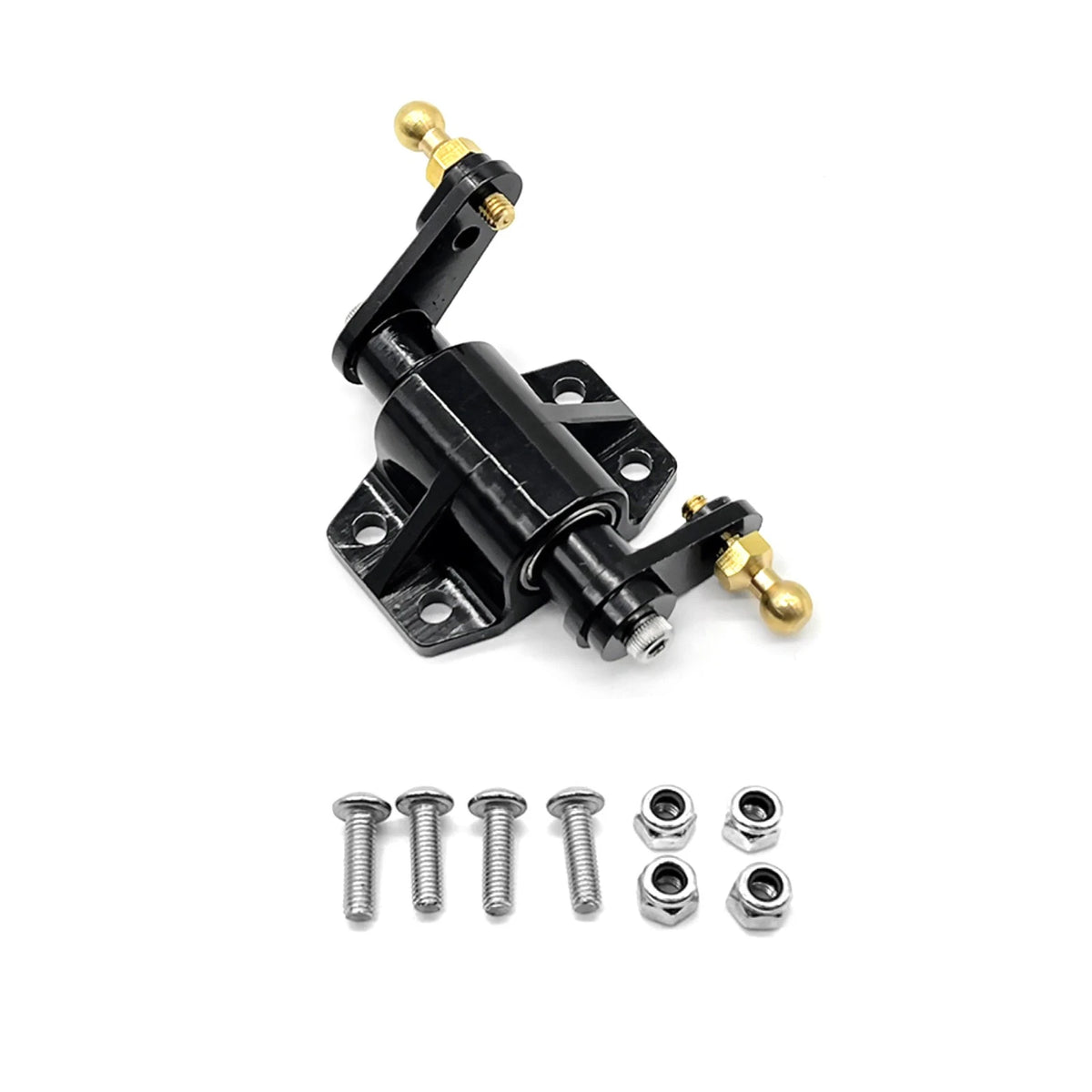 Aluminum Steering Gear Bearing Assembly Mount For Tamiya 1/14 RC Truck Car