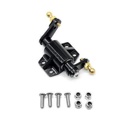 Aluminum Steering Gear Bearing Assembly Mount For Tamiya 1/14 RC Truck Car
