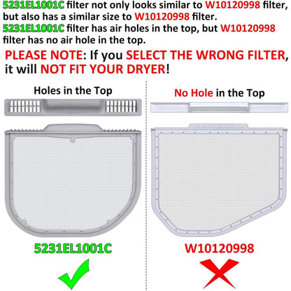 1× PS3527575 Dryer Lint Filter Direct Replacement For Kenmore 796.61422410 Dryer