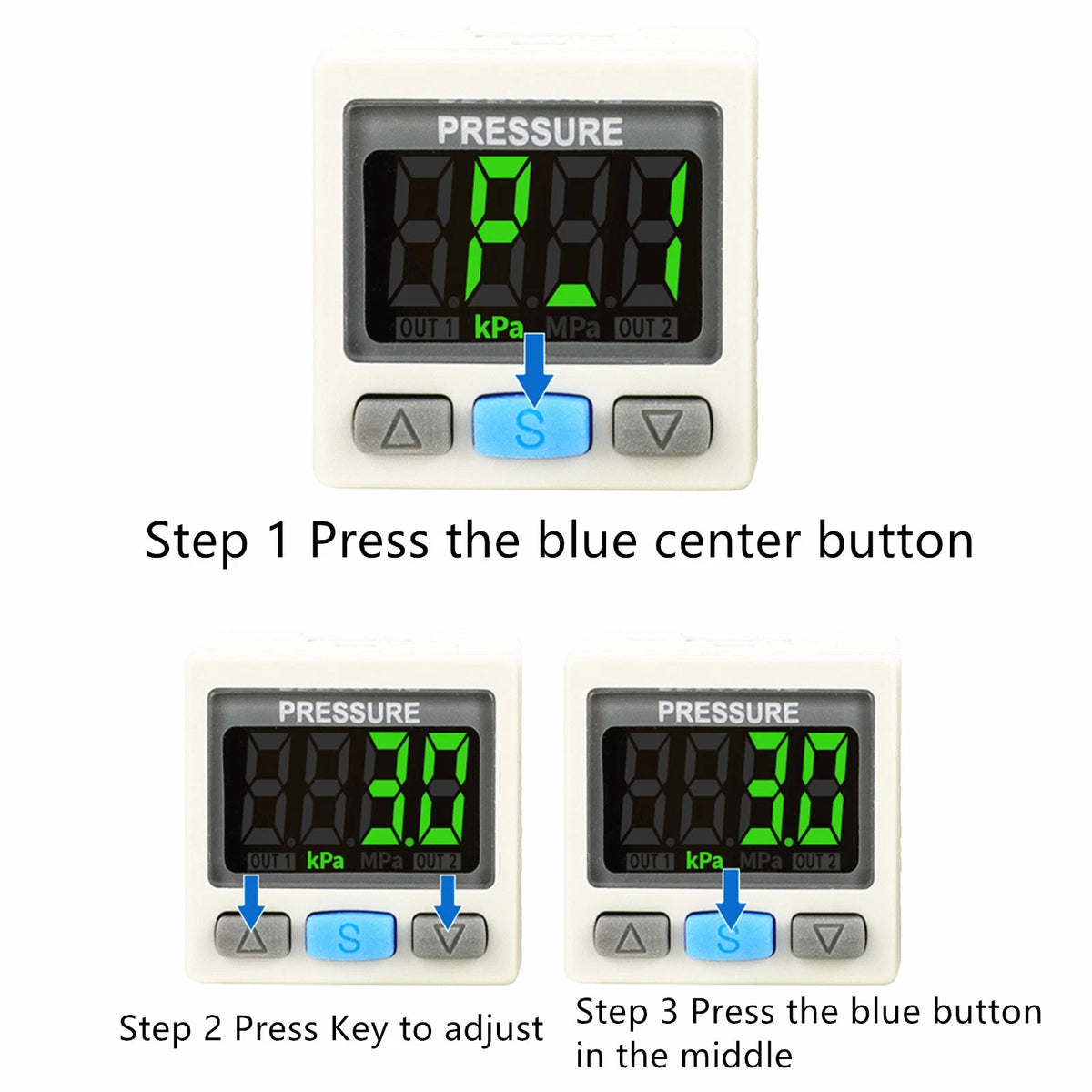 Digital Pressure Switch Pneumatic Vacuum Digital Controller Switch