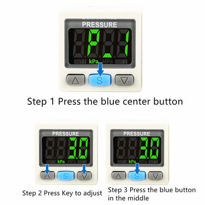 Digital Pressure Switch Pneumatic Vacuum Digital Controller Switch