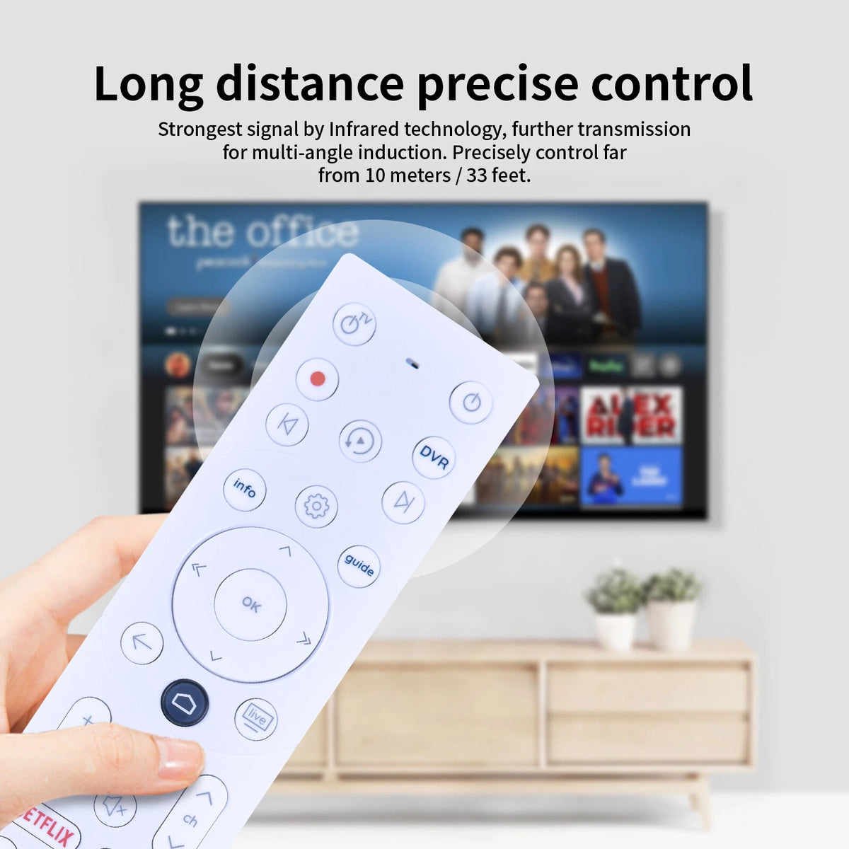 Voice Remote Control For Cogeco Epico 4K Cloud PVR HD Digital Intenet TV Box