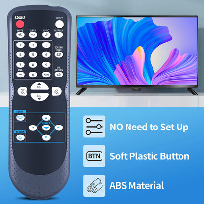 NF601UD Remote Control For Emerson Sylvania DTV TV LC200EM8 LC200SL9 LC155SC8