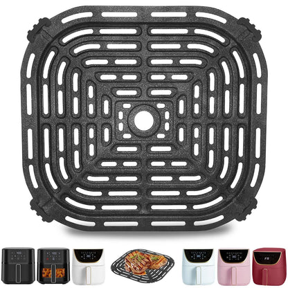Air Fryer Grill Pan for Chefman 6QT Paris Hilton 6 Quart 8 in 1 Black