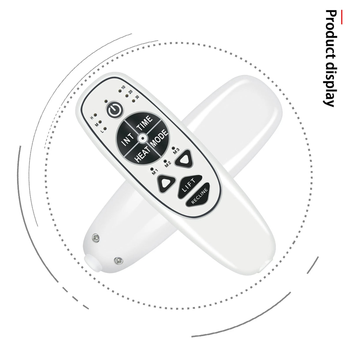 5 Pin Female Plug DN-34A 9 Button Recliner Remote Controller for Heat Vibration