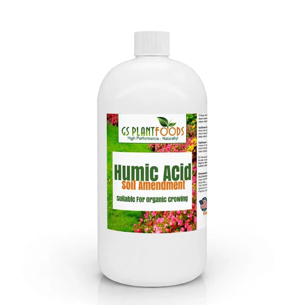 GS Plant Foods Humic Acid Soil Amendment – Leonardite-Derived Liquid 36 OZ