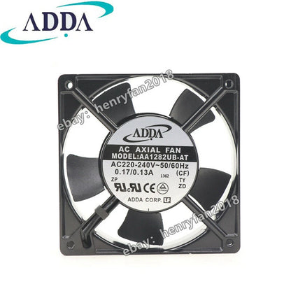 ADDA AA1282UB-AT Axial Fan AC 220/240V 0.17A 120*120*38MM High Speed Cooling Fan