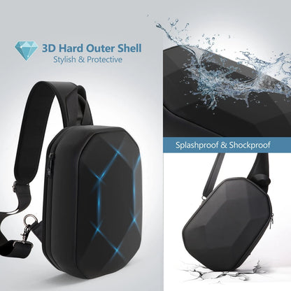 JSVER Carrying Case For DJI Mini Waterproof 9 x 4.7 x 12.6 inches, Black