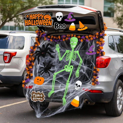 Suncalla Halloween Golf Cart Decoration Kit-Halloween Car multicolor