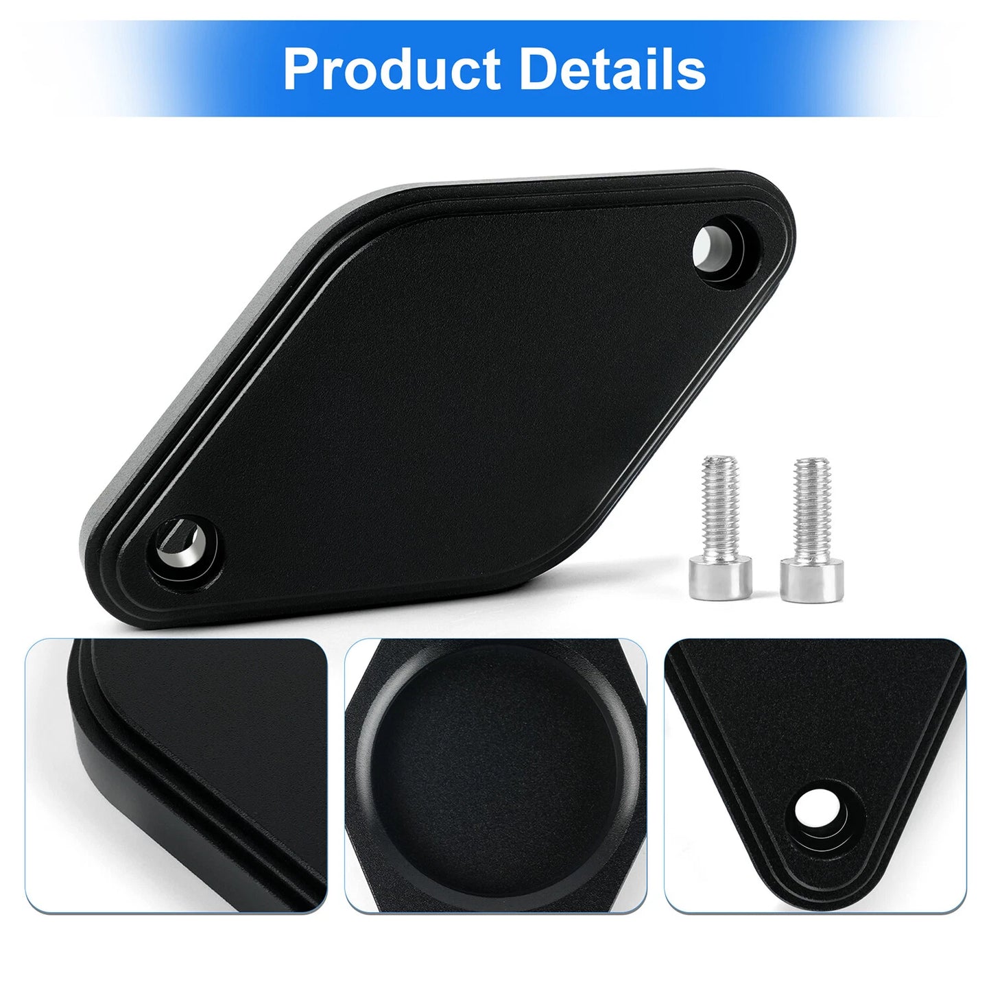 Intake Resonator Cover for Duramax 6.6L LML Diesel Models (2011-2016) Black