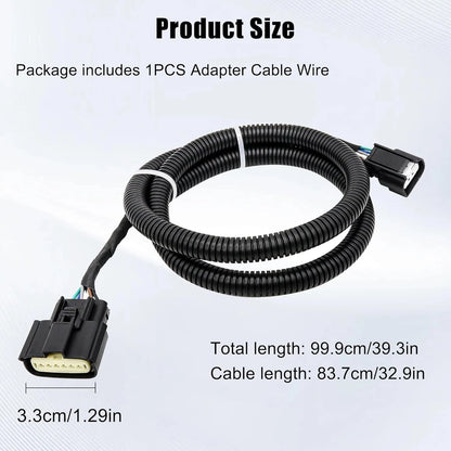 FC3Z-14A412-A Tailgate Backup Camera Wiring Harness 6 Pin Compatible with...