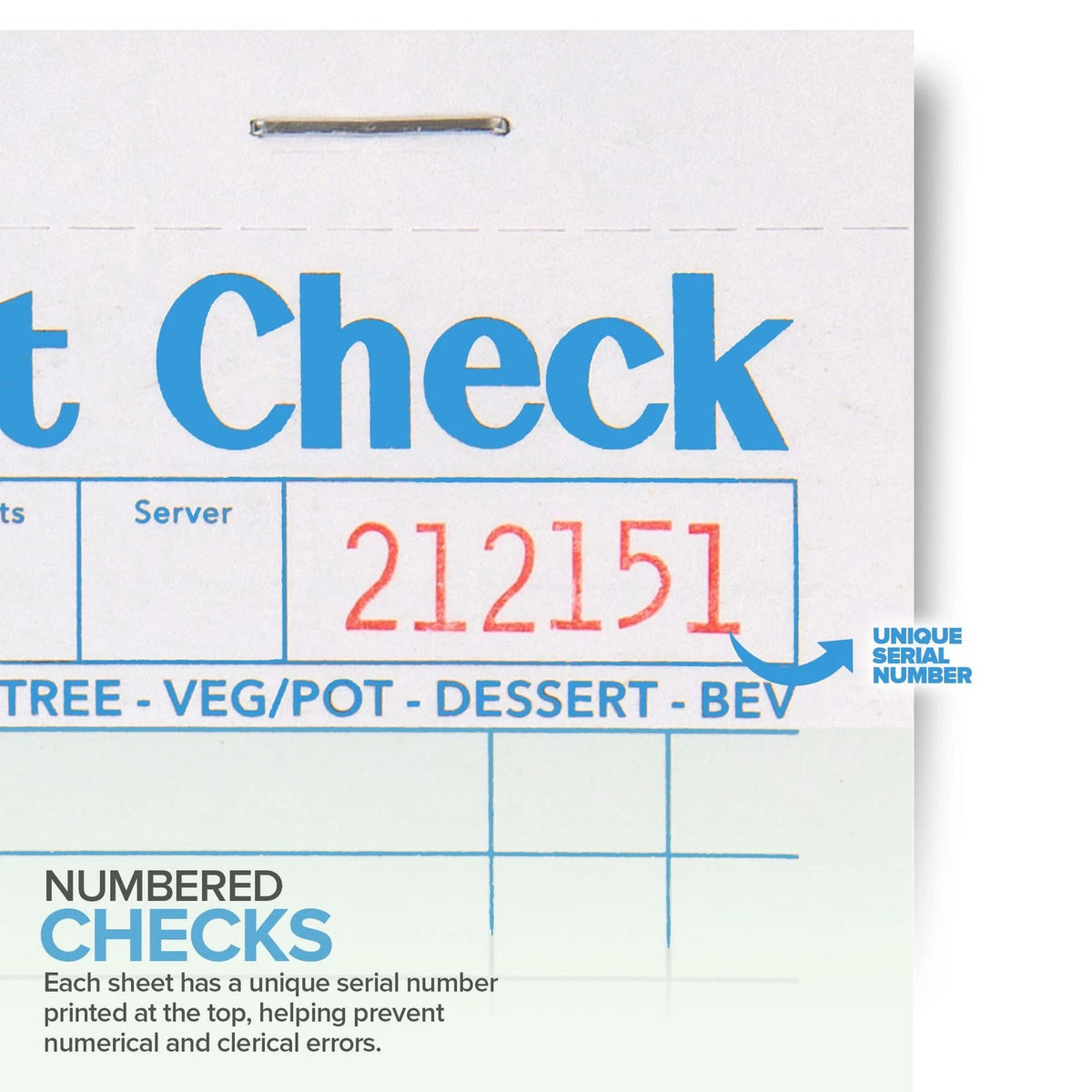 Stock Your Home Green Guest Check Books for Servers (10 Pack) 10 Pack,