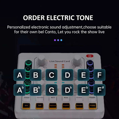 M8 Versatile Sound Card Body For Win/Mac OS/Android/IOS Wide Compatibility