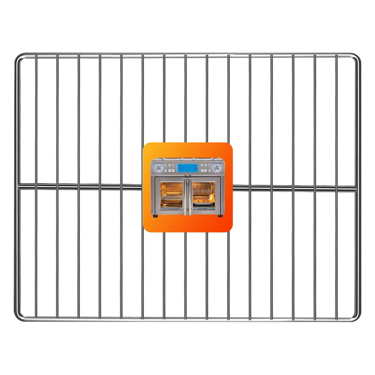 GWYSY Air Fryer Wire Rack for 14.5''*11.5'' Emeril 25QT, Silver