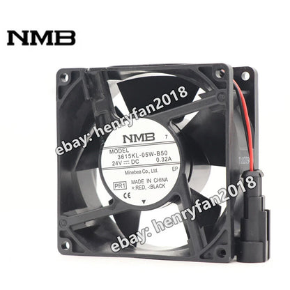 NMB Fan 3615KL-05W-B50 Axial Fan 24V 0.32A 90*90*38MM 9238 Inverter Cooling Fan
