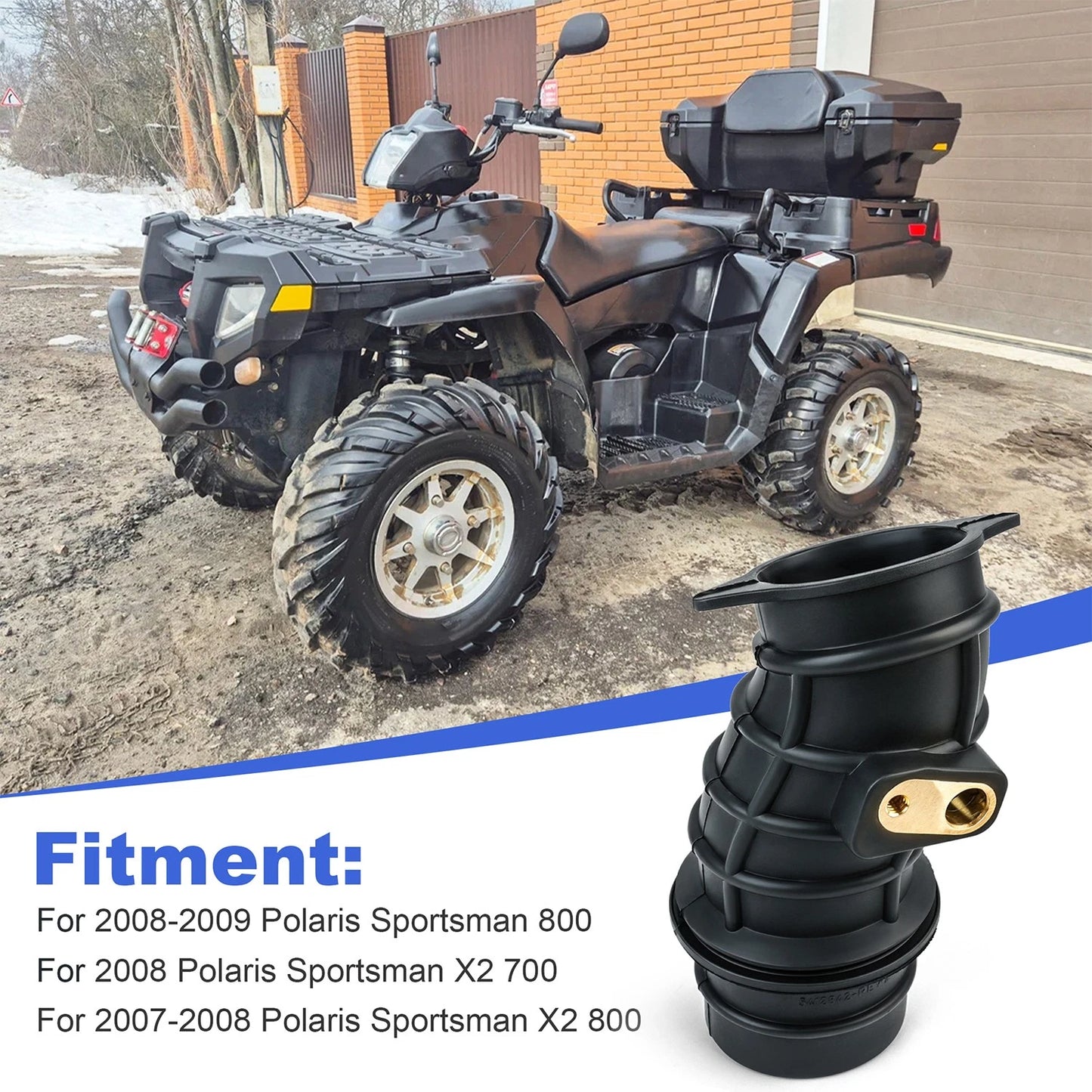 Air Intake System Carb Boot 5412842 for 2007–09 Polaris Sportsman 800/X2 700 800