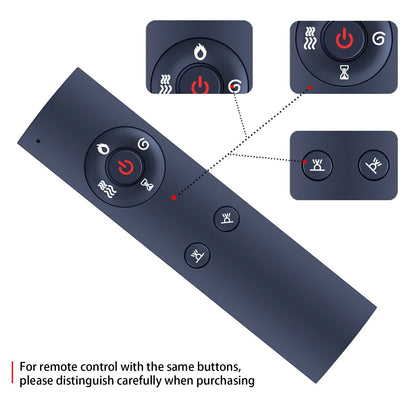 Replacement Remote Control For Bossin Wall Mounted Electric Fireplace