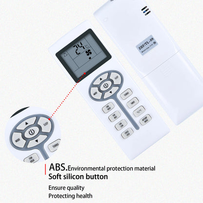 Remote Control For Soleus ZCF/TL-09 ZHF/TL-09 AC Air Conditioner