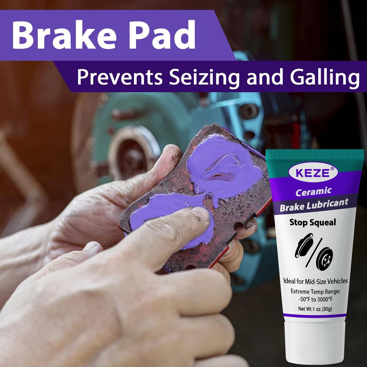 Keze Ceramic Brake Grease Lubricant for 1 Pack,