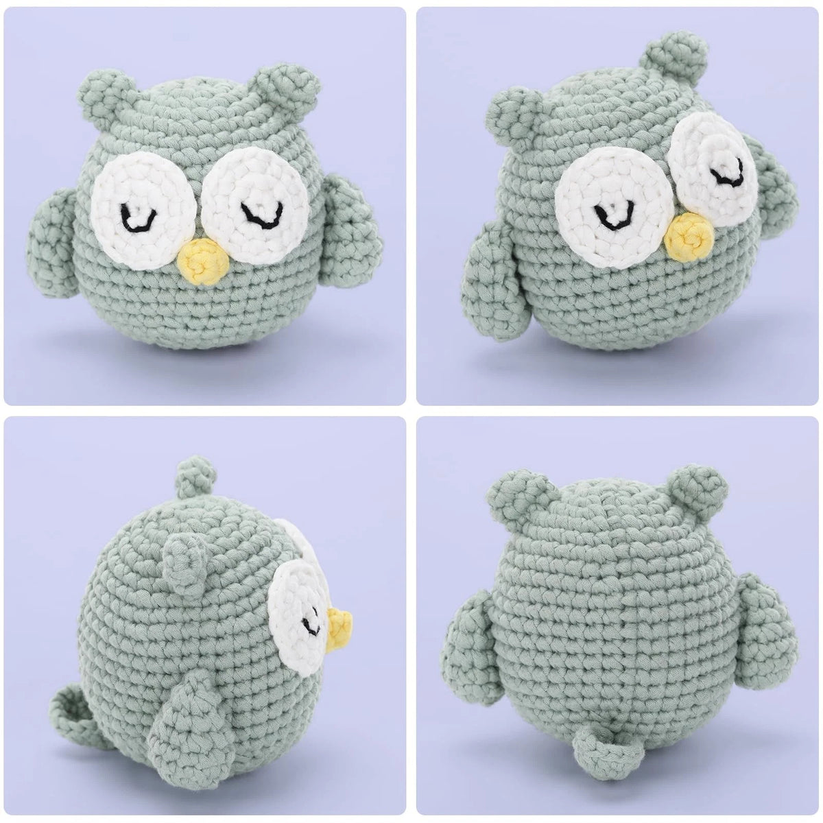 Complete Beginners Crochet Kit - Owl Kit, All You Need for Owl, owl