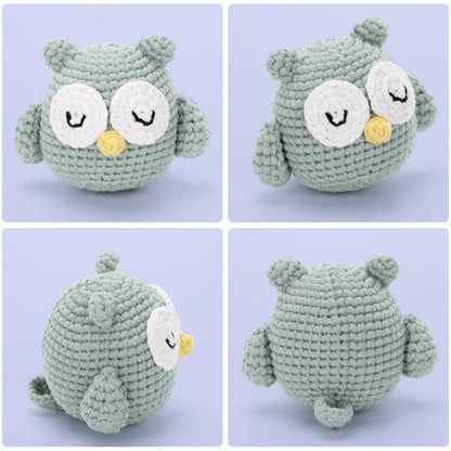 Complete Beginners Crochet Kit - Owl Kit, All You Need for Owl, owl