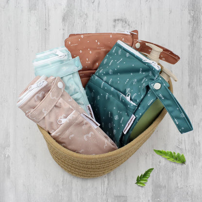 Mama Koala Waterproof Wet Dry Bags for Baby Items, Cloth 16in x 12in, W017
