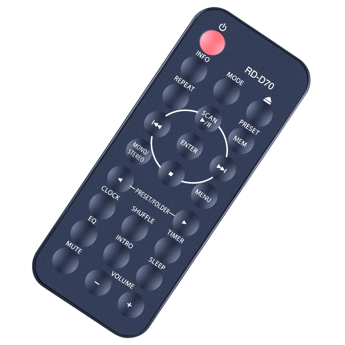 Replacement Remote Control For JVC RD-D70 All-In-One Hi-Fi