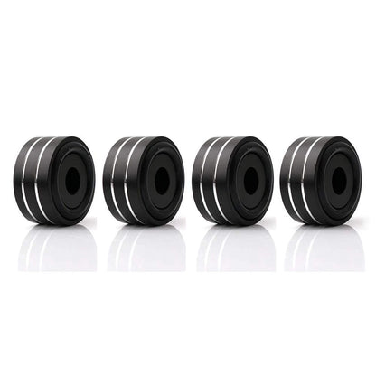 Monosaudio 4Pcs 40x20mm Speaker Isolation Feet Single-sided 3M Black