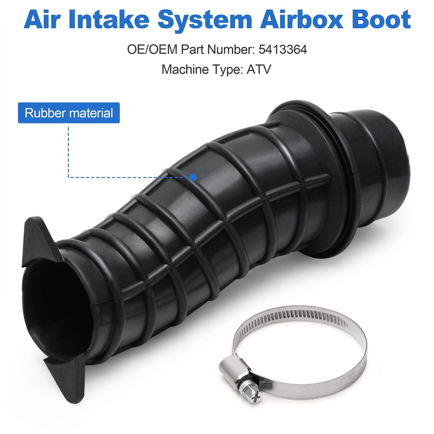 Airbox Intake System Boot 5413364 For Polaris Sportsman 400 HO 2008-2010 ATV