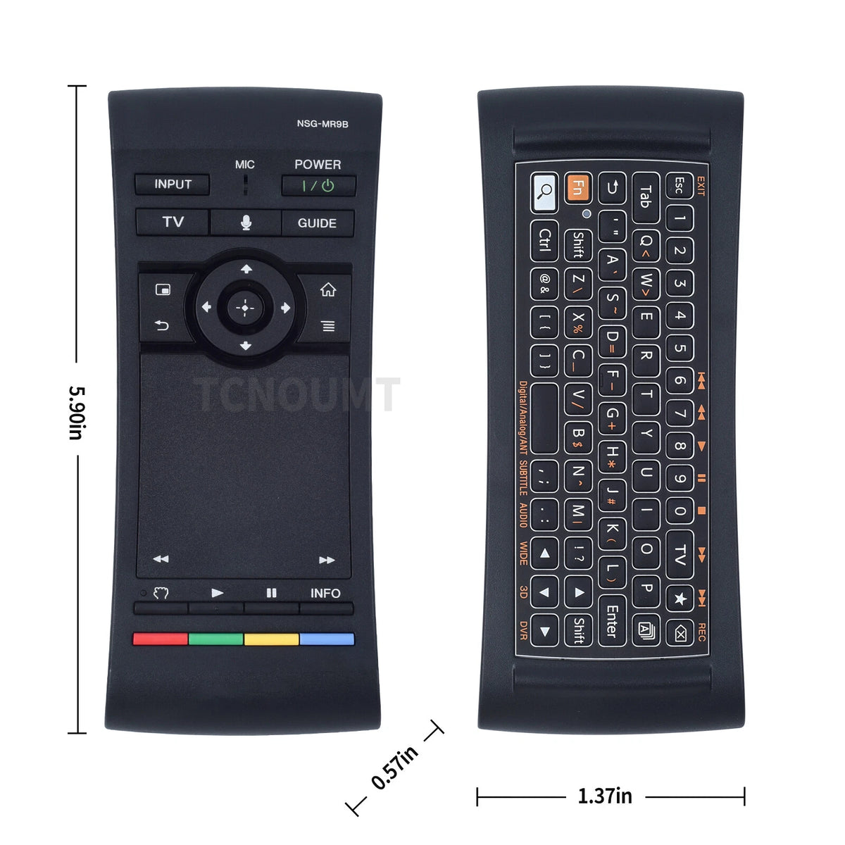 NSG-MR9B Remote Control For Sony Internet Player with QWERTY Keyboard NSZ-GS7