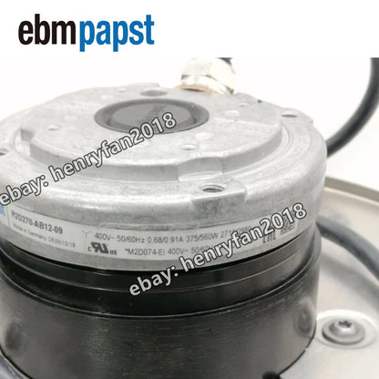 Ebmpapst Fan R2D270-AB12-09 400VAC 560W Inverter Centrifugal Cooling Fan