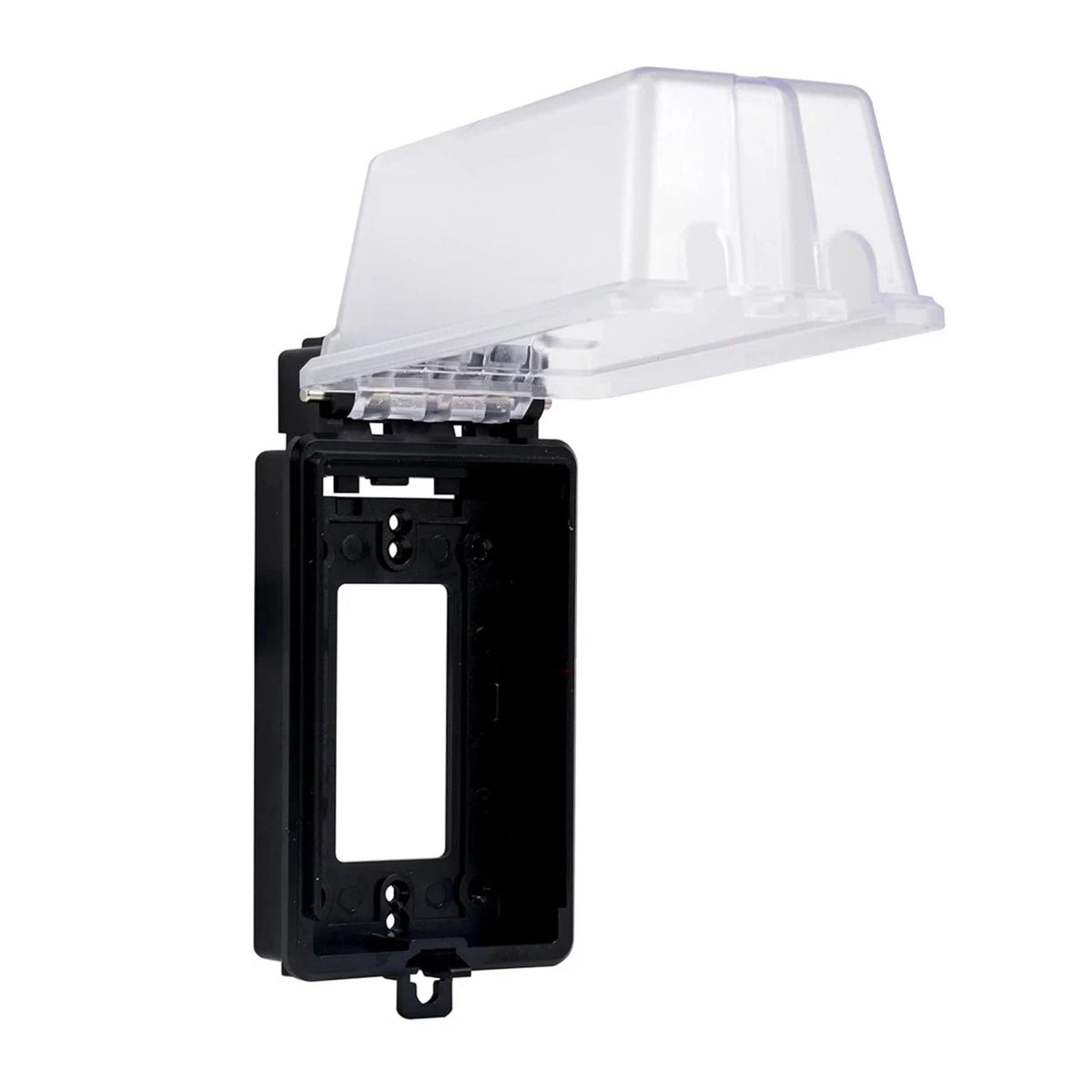 Weatherproof Outdoor Electrical Outlet Cover Single Gang Box Lockable Design