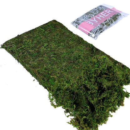 BYHER Artificial Moss Fake 10 inches x 4 x 3 inches, 3.5oz, Fresh