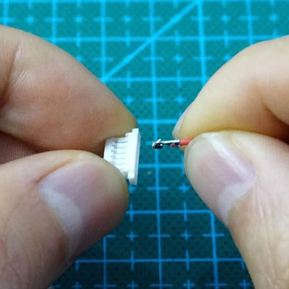 Teansic JST SH 1.0mm Connector Kit with 28AWG Pre-Crimped Cables(150mm/5.9...