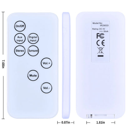 Replacement Remote Control For JBL SB300 Sound Bar