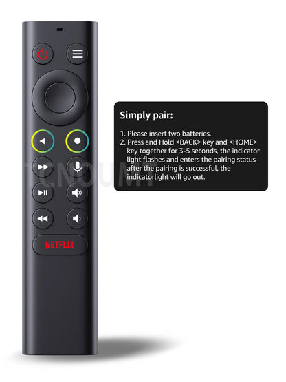 P3700 Voice Remote Control For Nvidia Shield TV  Version, Automatic Backlight