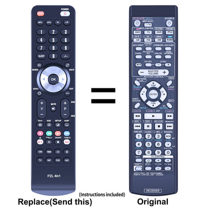 XXD3147 Remote Control For Pioneer VSX817 VSX-817-K VSX-418-A VSX817K Receiver