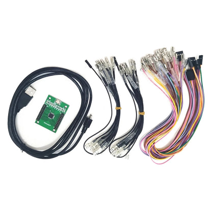 Arcade USB Encoder Controller 187 Wiring 2 Players DIY Kit For PI Mame PC PS3