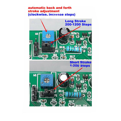 2-PHASE&4-Phase 5-Wire Stepper Motor DC 5v-12v Driver Board Speed Controller