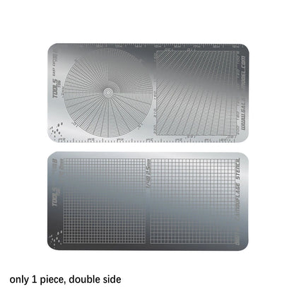 T06A02 Stainless Steel Masking Sheet Easy Cutting Type Board Hobby Tools Fxcf