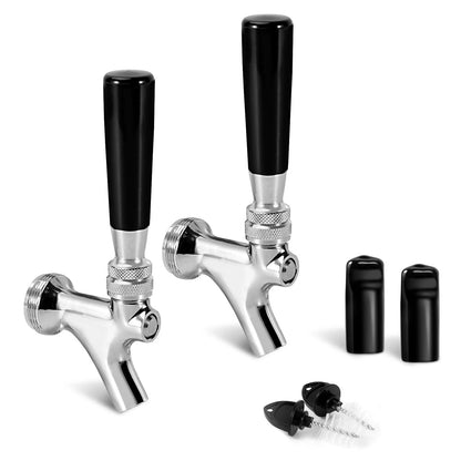 Standard Beer Faucet 304 Stainless Steel Core Tap for Kegerator...