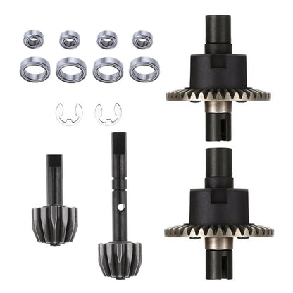 For HSP 1/10 RC Car Metal Front & Rear Differential Gear Kit Accessories
