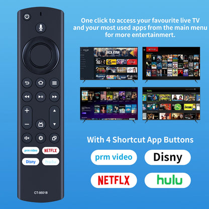 CT-95018 Voice Remote Control For Toshiba Fire TV 40C350KU 43C350KU 50C350KU