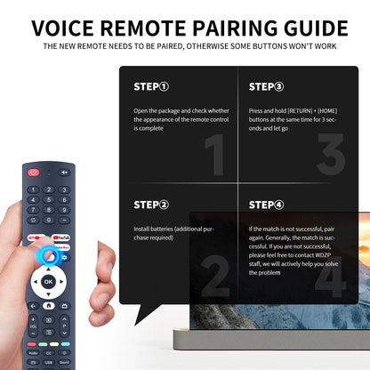 Remote Control For FPD 32/40/43-inch Palette Series Google TV with Voice
