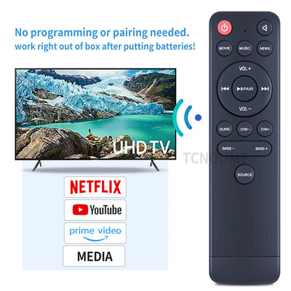 Remote Control For Hisense HS214 2.1ch Sound Bar Soundbar Audio System