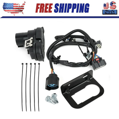 Rear Bumper Tow Connector Harness Kit For Ford F-150 2015-2020 HL3Z-13A576-D