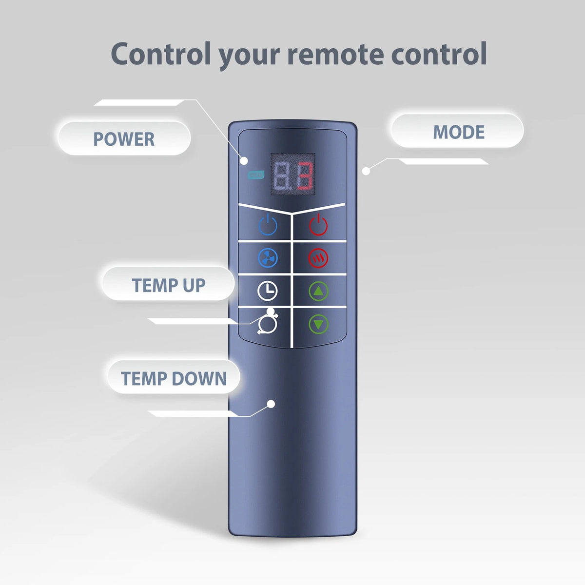 Remote Control For Lasko Oscillating All Season Tower Fan and Space Heater FH515